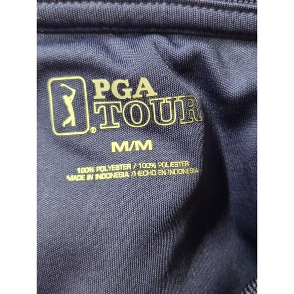 Auburn Tigers Shirt Medium Polo Blue Orange Short Sleeve PGA Tour Unisex - Picture 5 of 6